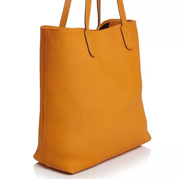 Longchamp Essential Leather Tote in Orange/Silver - Picture 4 of 16